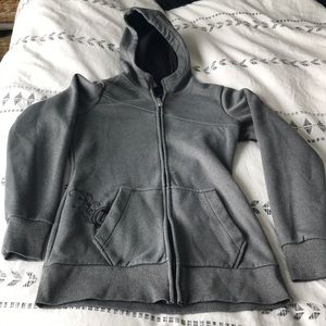 Gray burton dryride sweatshirt